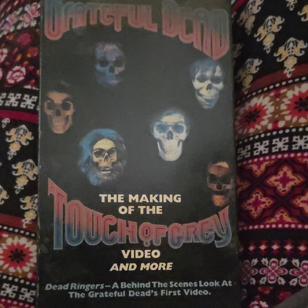 Grateful Dead Multicolor VHS Cover